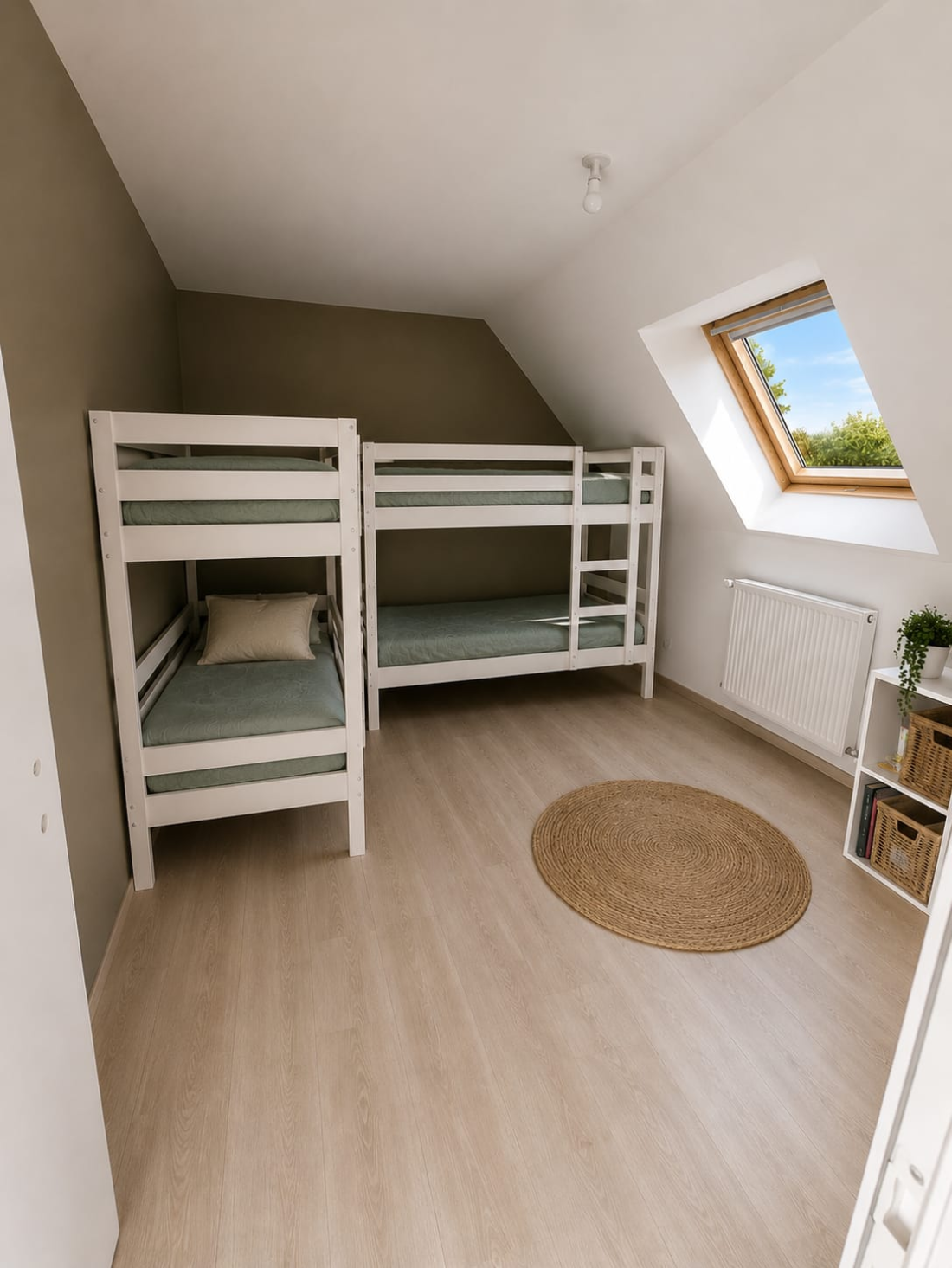 Chambre 4 — 2 lits superposés